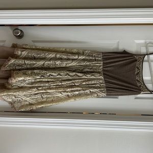 Brown Lacey Tank Dress!